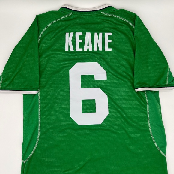 Roy Keane #6 Ireland 2001/2002/2003 ORIGINAL Umbro Vintage Rare Soccer Jersey L